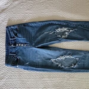 Button fly jeans